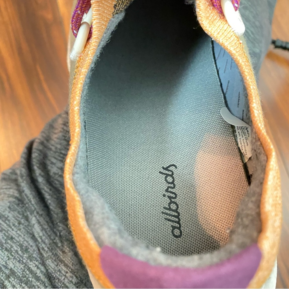 Allbirds Mizzle Shoes Mens Size 8.5 9 Wool Dasher Limited Edition Green Multi - Picture 11 of 12